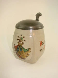 Studentika - Bierkrug "Armenia sei's Panier". Widmung Freiburg. - Bild 1 von 8