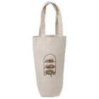 'Afternoon Tea Tray' Cotton Wine Bottle Gift / Travel Bag (BL00028240)