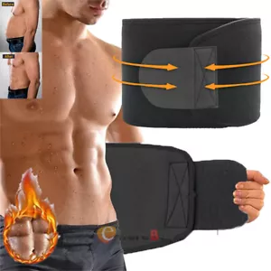 Mens Waist Trainer Body Shaper Tummy Girdle Belt Belly Fat Burners Corset S-2XL - Picture 1 of 22