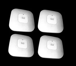 4x Lot Cisco AIR-LAP1141N-A-K9 54Mbps Single Band Controller Based 802.11g/n POE - Picture 1 of 5