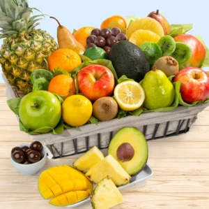 Gourmet Fülle Obstkorb Geschenk - Bild 1 von 3