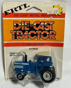 ERTL Ford TW-35 Blue Farm Tractor, Stock #832, 1/64, NIB - Picture 1 of 2