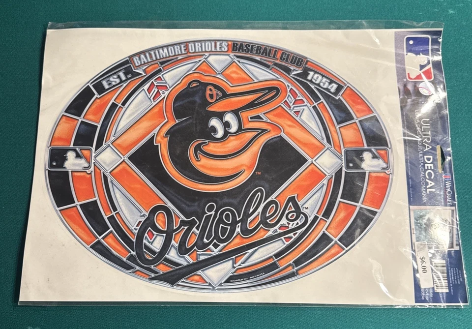 Baltimore Orioles Ultra Decal - New, Unopened - Approx. 13” x 10” - Image 1 of 2