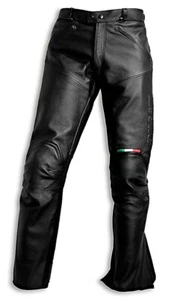 Ducati Leather Motorbike Biker Trouser Motorcycle Sport Racing Italian Flag Pant - Picture 1 of 3