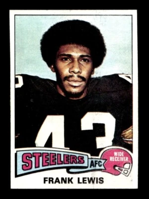 1975 Topps #71 Frank Lewis Steelers NEAR MINT *5m - Image 1 of 2