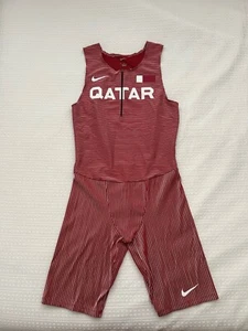 NEW 50% OFF 🔥Nike Aeroswift QATAR Singlet Speed Suit CI8902-611 Men Size M - Picture 1 of 7
