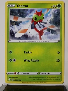 Yanma 001/072 NM - Shining Fates Pokemon Card - Kouki Saitou Art - Picture 1 of 2