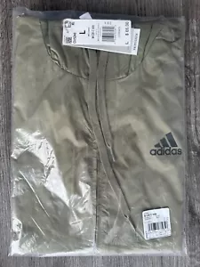 ADIDAS ORIGINALS ESSENTIALS FLEECE WINDBREAKER ORBIT GREEN - LARGE GV5246 - Picture 1 of 5