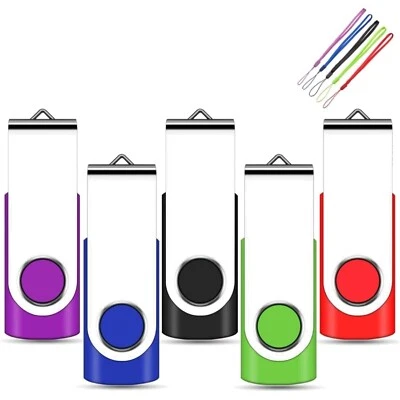 32GB USB Stick Mehrfarbig Set 5 Stück USB 20 Speichersticks Datenträger - Bild 1 von 2