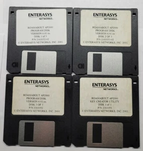 Disque de programme Enterasys RoamAbout AP2000 version 6.01.xx 2001 disquette 3,5" - Photo 1/1