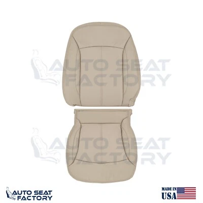 Se adapta a fundas de asiento de cuero tostado superior e inferior del conductor Buick LaCrosse 2010-2013, perfectas Foto 1 de 4