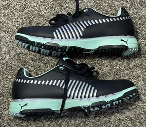 NWT Puma Women's Eco Ortholite Spikeless Golf Shoes Brand NEW Size 7 Black - Picture 1 of 7