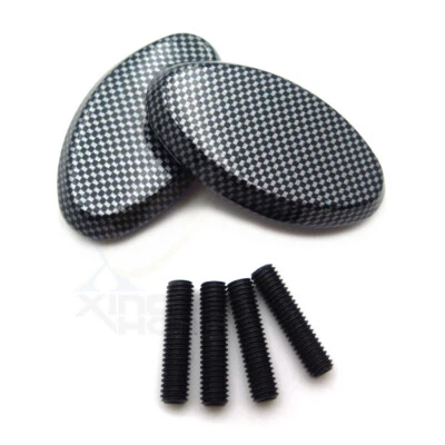 Mirror Base Plate Block Off For 05-08 Kawasaki Ninja Zx6R Zx6Rr 636 Zx10R Carbon - Image 1 of 4
