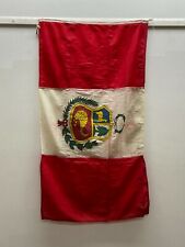Salvaged Vintage Peru Flag