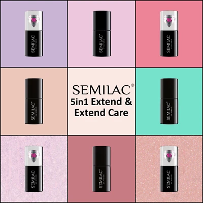 SEMILAC Extend & Care 5in1 & 8in1 Smart Builder UV/LED Hybrid SEMILAC 7ml
