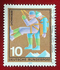 Francobollo 10 pfennig 1970 Bergwacht Poste federali tedesche