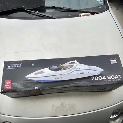 NOS Shuang Ma 7004 Boat RC Racing Boat New Old Stock - Image 1 of 4