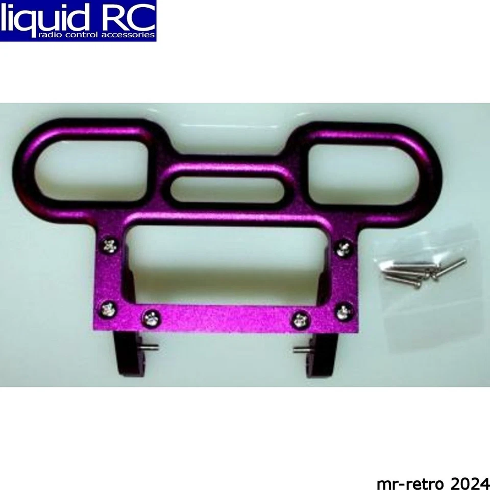 Para-choque traseiro GPM Racing SAV1336B HPI Savage roxo alumínio - Imagem 1 de 1