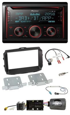 Pioneer 2DIN DAB Lenkrad Bluetooth USB CD Autoradio für Alfa Giulietta 2013-2021 - Bild 1 von 4