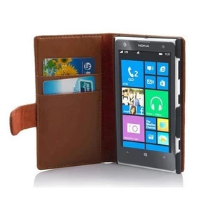 Case for Nokia Lumia 1020 Protection Wallet Stand Cover Magnetic Book - Picture 1 of 13