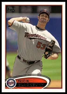 2012 Topps #316 Nick Blackburn - Image 1 of 2