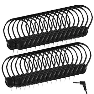  30 Pack Class Set Headphones for Kids Students Bulk Classroom Headsets Black - Picture 1 of 7