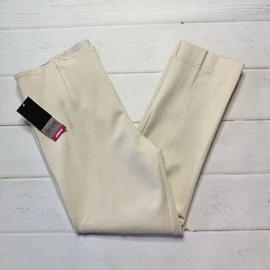 NWT - Slim Factor By Investments - Women’s Khaki Ankle Pants - Size Large - Bild 1 von 14
