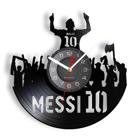Special Edition Football Legends Vinyl Wall Clocks Cover