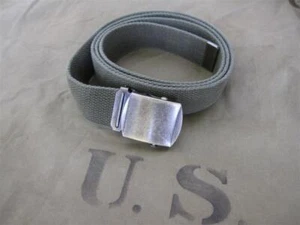 US Army Hosengürtel Officers Belt Oliv Fieldtrouser Chino M37 M43 HBT WWII WKII - Bild 1 von 2