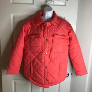 NWOT American Eagle Outfitters Women's Oversized Puffer Jacket Coral ~ Size S