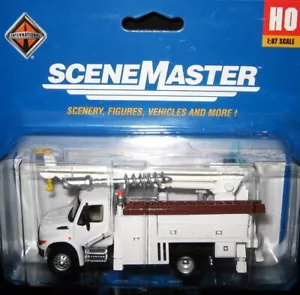 Walthers 11734 International 4300 Utility Truck w/Drill - White 1/87 MIB - Picture 1 of 1