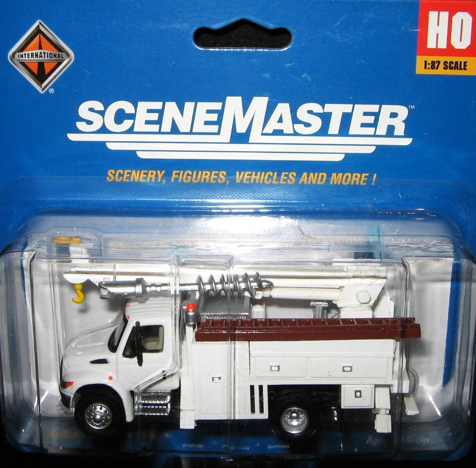 Camión utilitario Walthers 11734 International 4300 con taladro - blanco 1/87 sin usar, en caja Foto 1 de 1