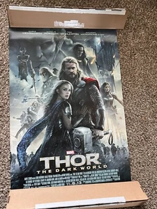 Thor The Dark World double sided authentic Movie theater Poster  Marvel - Picture 1 of 2