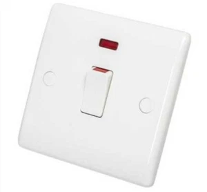 BG Nexus - 831-01 - 20a Double Pole Switch with LED Power Indicator New  - Picture 1 of 3