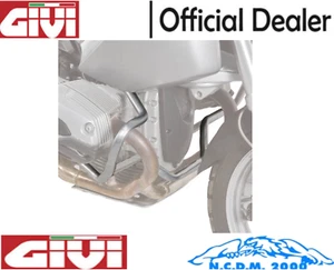 Gray Tubular GIVI Engine Guard BMW R 1200 GS 2004 2005 2006 2007 2008 2009 - Picture 1 of 9