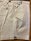 Roundtree & York Mens Shorts Stretch Flat Front Casuals Classic Fit NWT Tan 50