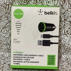 ๐ Belkin Boost Up Universal Car Charger With Cable - Picture 1 of 3