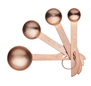 MasterClass Copper Finish Measuring Spoon Set - Picture 1 of 2