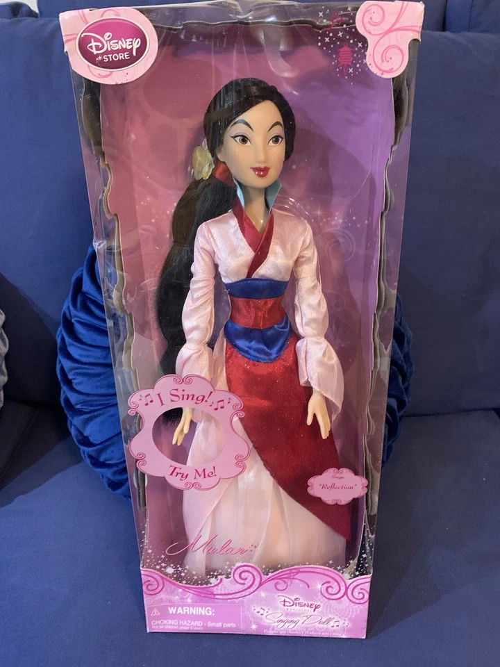 Muñeca Cantora Mulan Exclusiva Princesa Disney Store 17" 2011 Foto 1 de 4