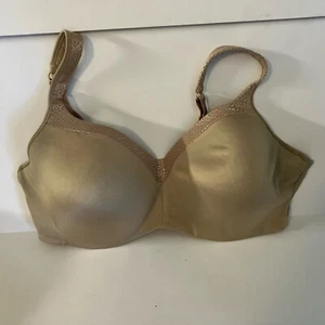 Playtex Secrets Style 4823 beige bra full coverage Padded underwire Size 44DD - Picture 1 of 5