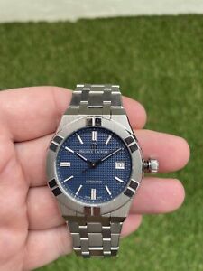 Maurice Lacroix AIKON AI6007-SS002-430-1 39mm Silver Band Blue Dial Men Watch