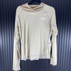 The North Face Summer Size XL Womens Khaki Brown LT Sun Hoodie - Picture 1 of 9