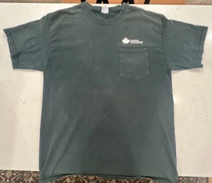 New York Parks & Recreation & Historic Preservation T-Shirt SMALL GREEN TEE NY - Picture 1 of 6