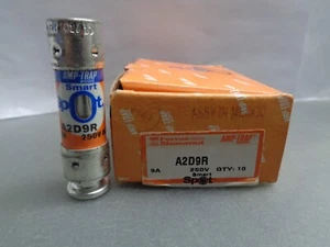 New Lot Shawmut A2D9R 9A Fuses LPN RK 9SP Smart Spot Class RK1 NIB - Picture 1 of 3