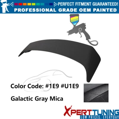 Fits 09-13 Toyota Corolla OE Style Painted #1E9 Gray Trunk Spoiler W/ LED Brake Foto 1 de 4