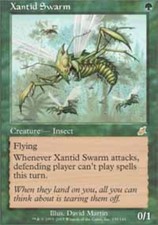 1x Xantid Swarm NM, English MTG Scourge