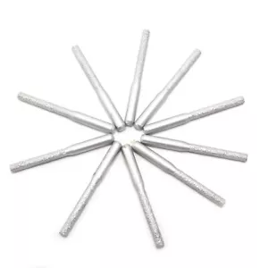 Fresatrice diamantata dritta brasata sottovuoto smerigliatrice gambo 6 mm per trapano - Foto 1 di 10