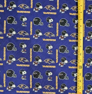SNPY BALTIMORE RAVENS FABRIC ( HALF YARD OR 1 YARD) - Picture 1 of 4