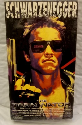 THE TERMINATOR VHS - NEW SEALED  - SCHWARZENEGGER - Image 1 of 4