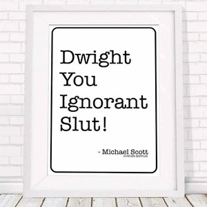 Michael Scott Quote - The Office Poster Print Sizes A5 to A0 **FREE DELIVERY** - Picture 1 of 14